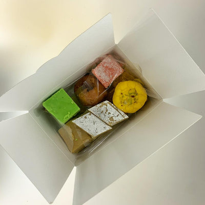 Brown Gift Box: Mixed Mithai