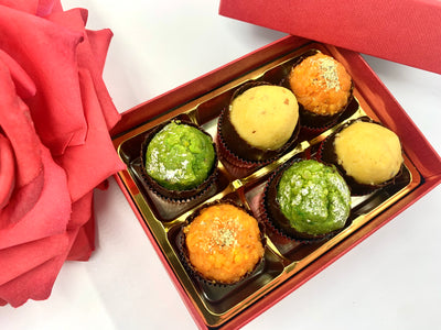 Vegan Mini Mixed Mithai: Gift Box