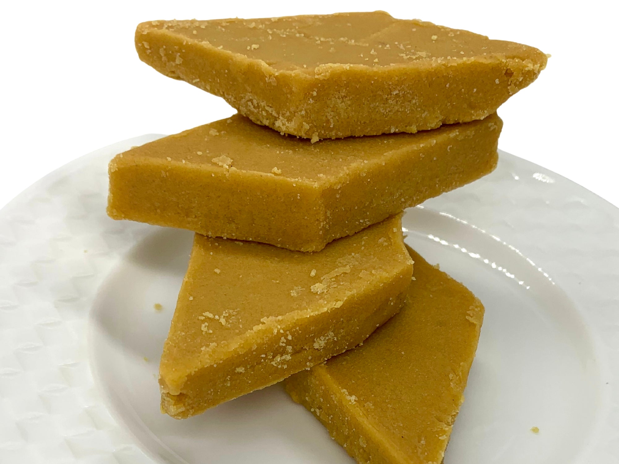 Salted Caramel Besan Barfi