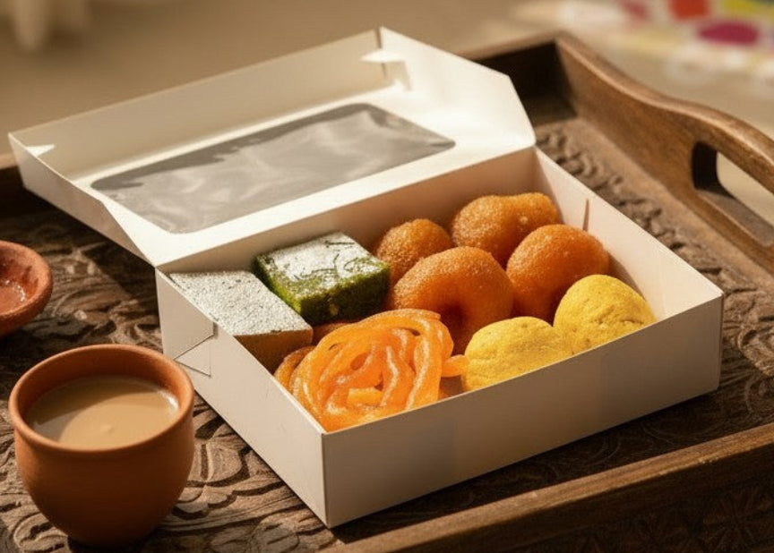 Vegan Mixed Mithai: Gift Box