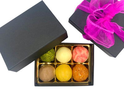 Mini Mixed Mithai: Black Gift Box