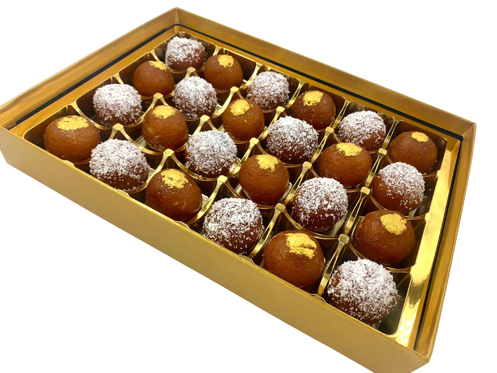 Premium Mini Gulab Jamun (Gold & Coconut)