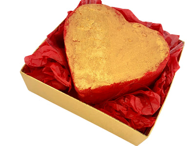 Valentine's Day Raspberry Barfi Heart